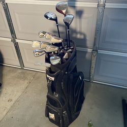 Golden Bear Golf Club Set With Sun Mountain Golf Bag