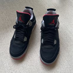 JORDAN 4 BRED 2012 RELEASE 