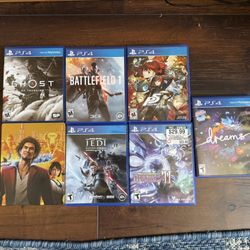 PS4 Games - Read Description 