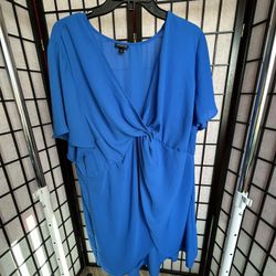 Torrid High Low  V-neck Blouse