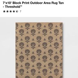Threshold Outdoor Area Rug 7x10