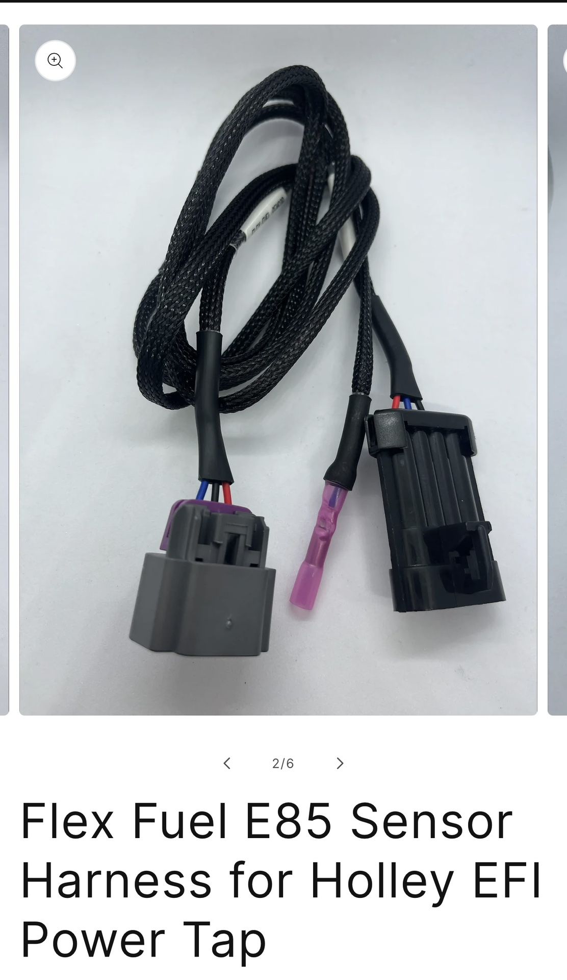 Plug And Play Flex Fuel Harness/sensor For Holley