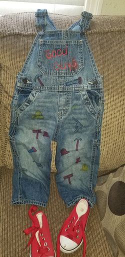 Toddler Chucky overalls