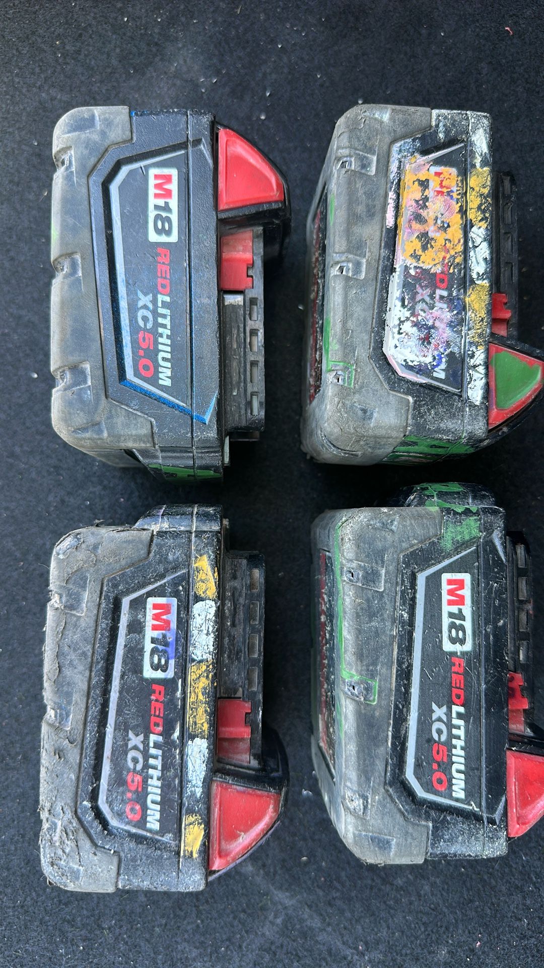 Batteries M18 Milwakee
