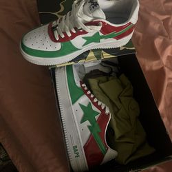 bape shoes with box and bag