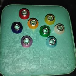 Rainbow Color Glass Beads