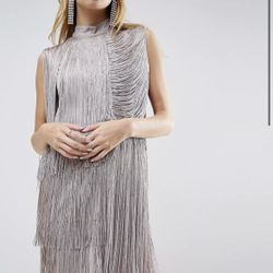 ASOS Fringe Mini Dress