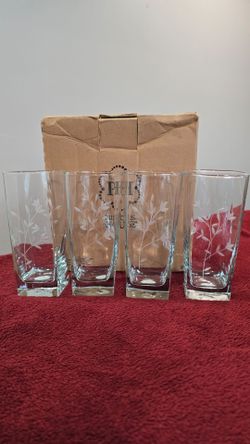 glasses NEW princess house moderna beverage set $48