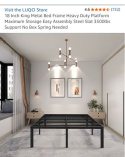 King bed frame