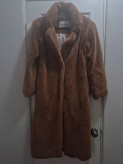 Brown Faux Fur Coat- Juicy Couture