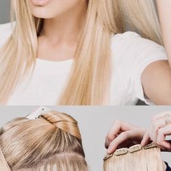 Clip-In Remy Natural Hair extensions- 7 layers