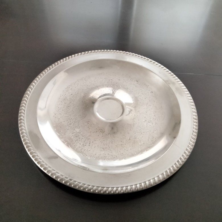 Large Silver Serving Dish