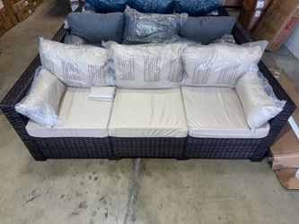 3 seat Outdoor Patio sofa already assembled