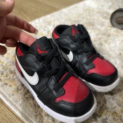 Jordan Toddler Shoes Red And Black Size 8C 