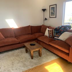 West elm 2024 couch used