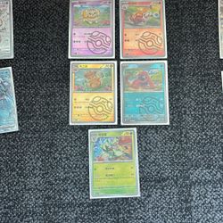 Chinese Pokemon Master ball cards 