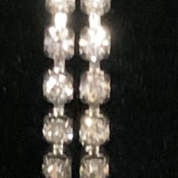 Rhinestone Double Row Bracelet