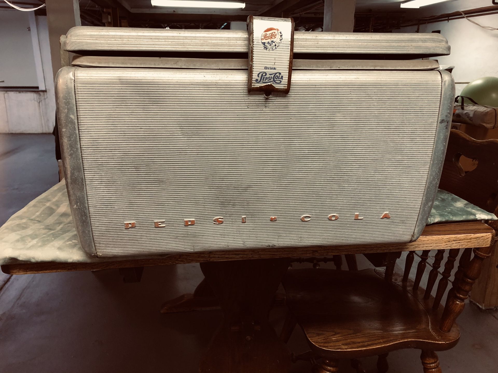 Antique Pepsi cola cooler