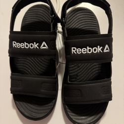 Reebok men’s black sandals, size 9, new with tags