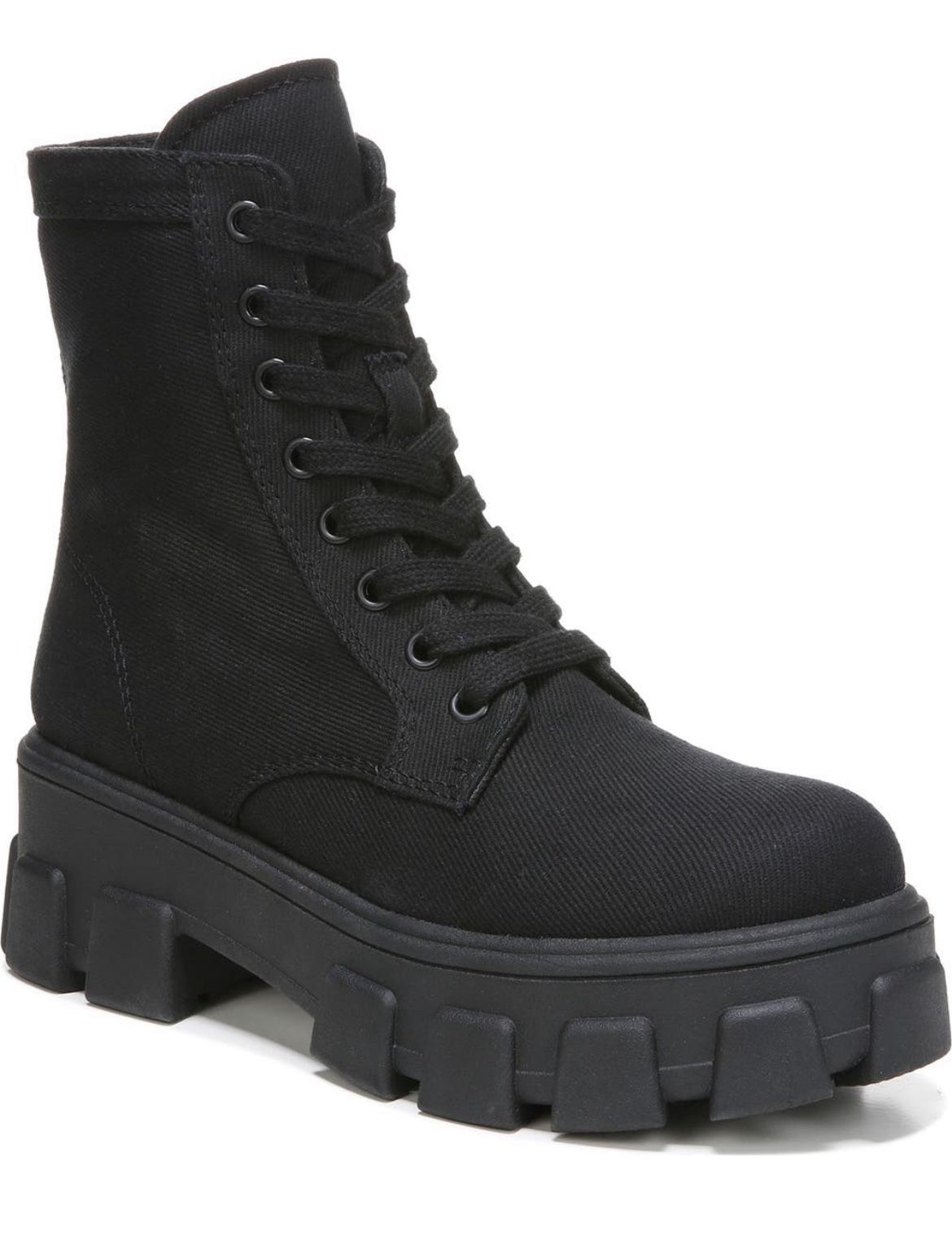 NEW- Circus by Sam Edelman Dane Lug Sole Combat Women Black Boots, Boot, Shoes 7.5 Motorcycle 