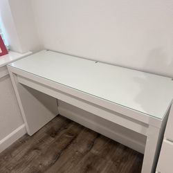 White Vanity Desk