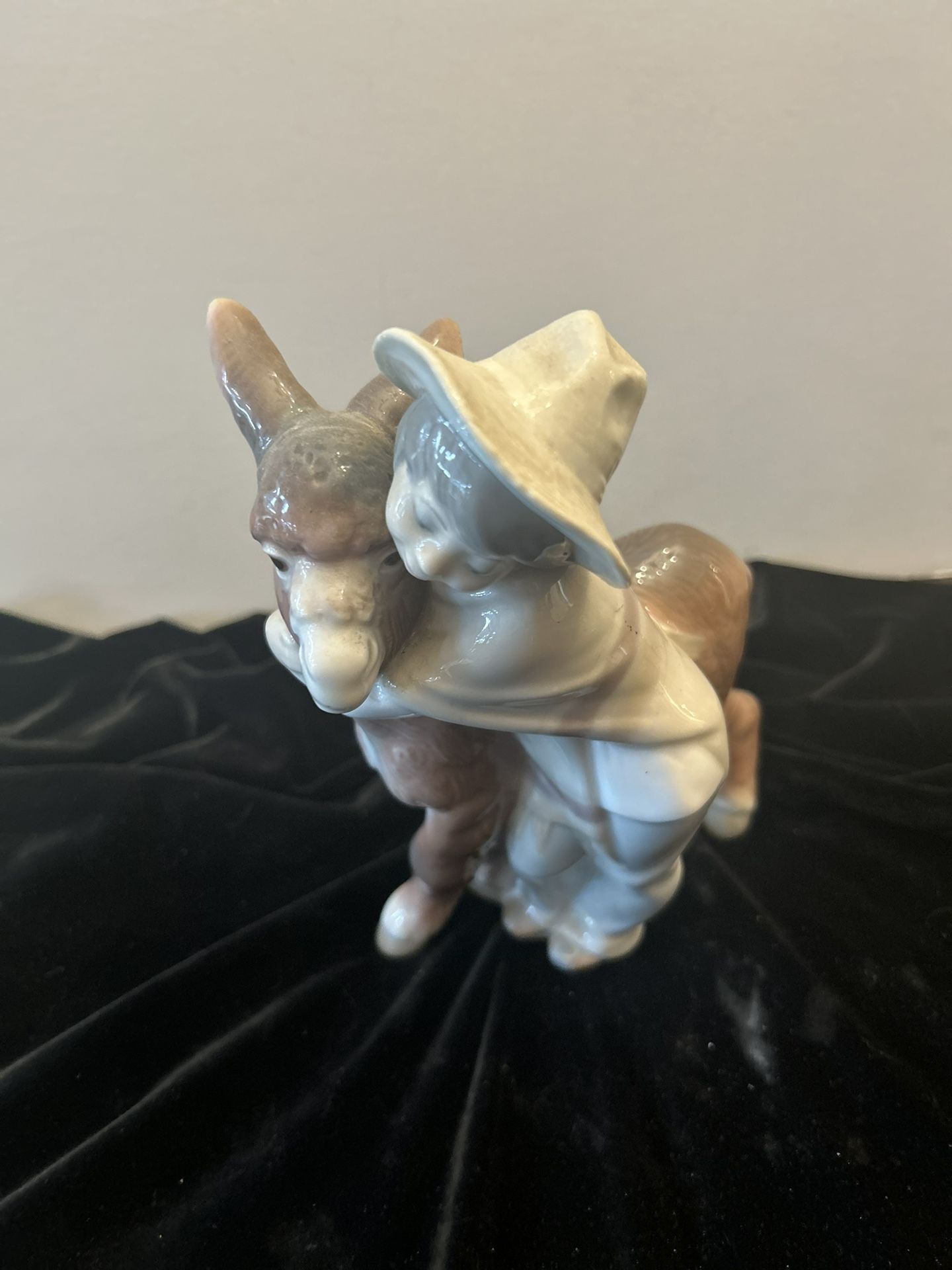 Lladro Platero And Marcelino Porcelain From Spain