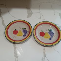 Hand Painted Salad Plates