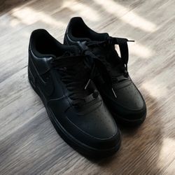 Air Forces Blacked Out W/ Phat Laces