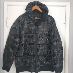 Men's Guess Army Jacket Camouflage XL Chamarra 
