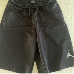 Jordan Youth XL Jersey Shorts Black