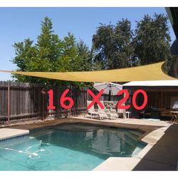 16 X 20 Rectangular Sun Sail