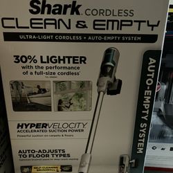 Shark Cordless Clean And Empty 