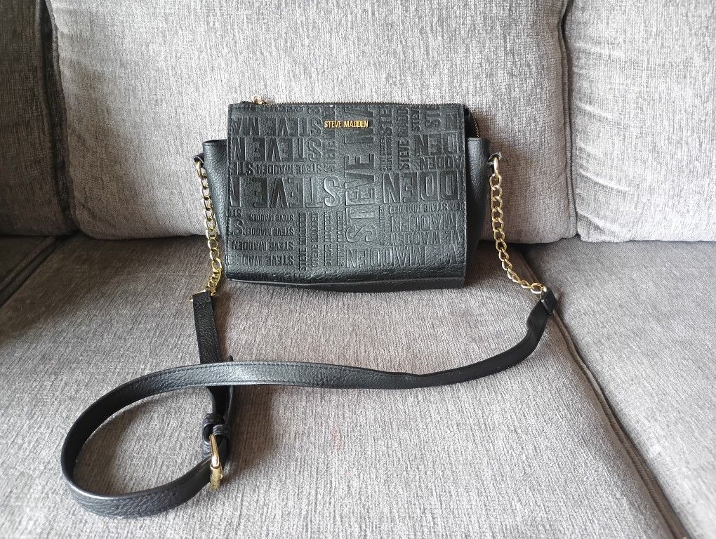 Steve Madden Black Crossbody Purse