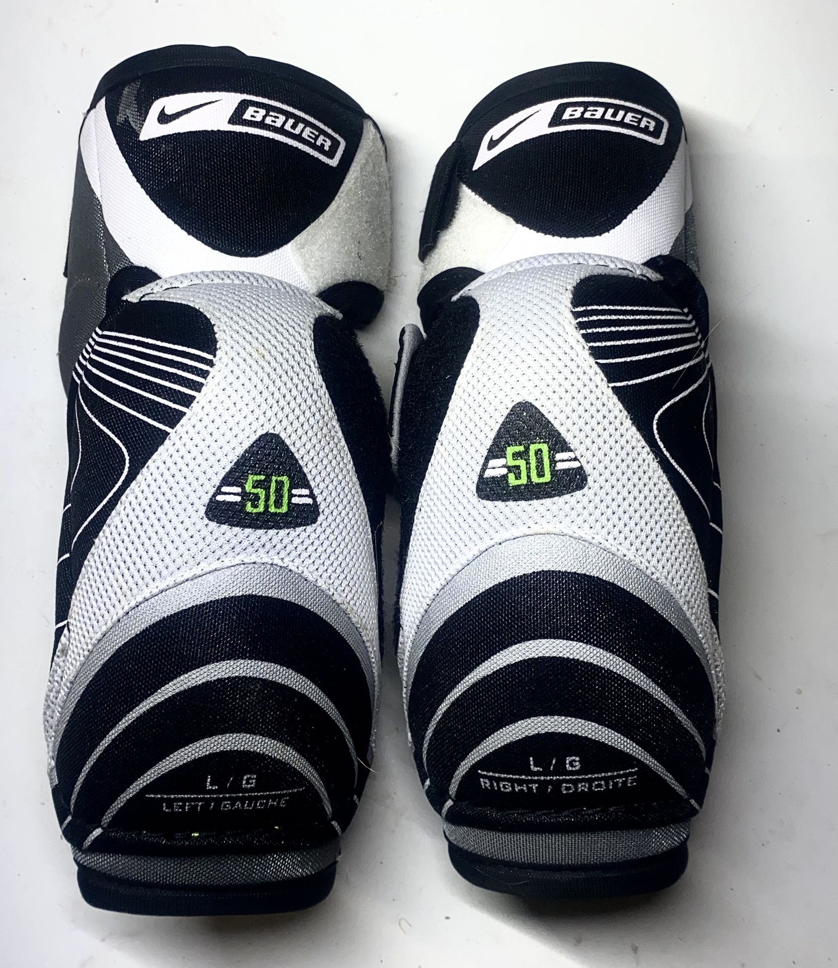 Bauer Nike Supreme 50 Elbow Hockey Pads. Size Large