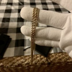 18k gold layered rope chains (3mm,2.5mm,2mm)