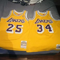 Lakers Mitchell & Ness Jerseys 