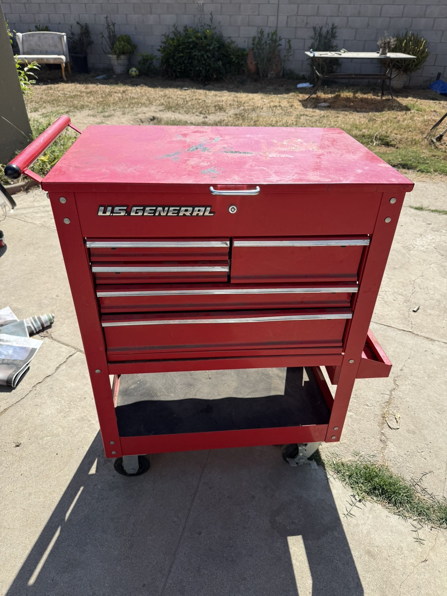 U.S General 5 Drawer Roll Cart