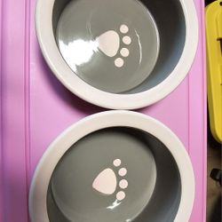 Ceramic Food & Water Bowls