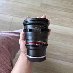 Rokinon Sony E Mount Professional Lens  f1.5/50mm  Professional Lens in Great Condition  Sony E Mount Compatibility  Description: . - Functional as st