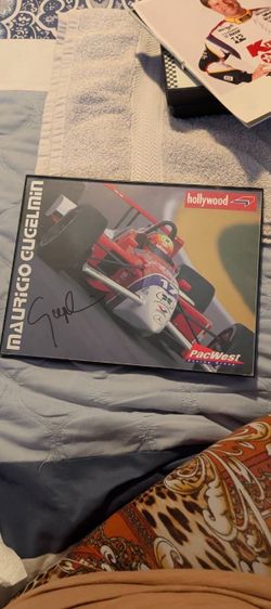Mauricio Gugelmin Autographed