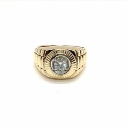 14K YG Ring 1 Diamond .28ctw EPJ021212