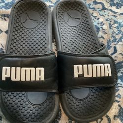 Reduced $5.00 Boys Puma Slides