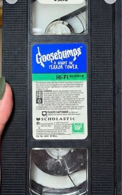 Goosebumps VHS