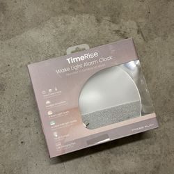 TimeRise Wake Light Alarm Clock by Press Play