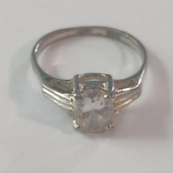 CZ Ring, HAN 925, Size 6 1/2