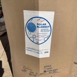 Pool Style Solar Blanket 24' x 40'
