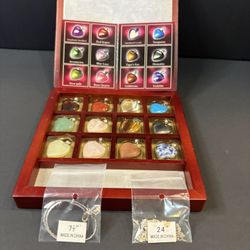 New Life Destiny Collection Heart Shaped Stones & Semi Precious Gemstone Pendant