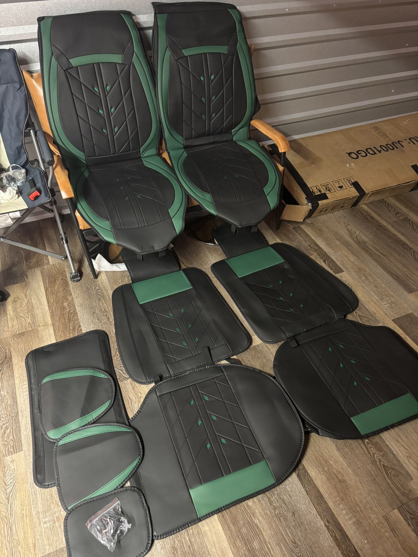 Premium Leather Truck Seat Covers Full Set! Brand New!