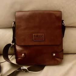 LRZZ Leather Crossbody Messenger Bag 