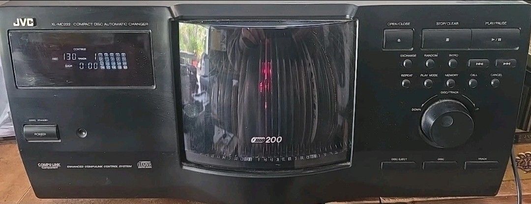 JVC XL-MC2000 Compact Disc Automatic Changer 200 CD Player No Remote